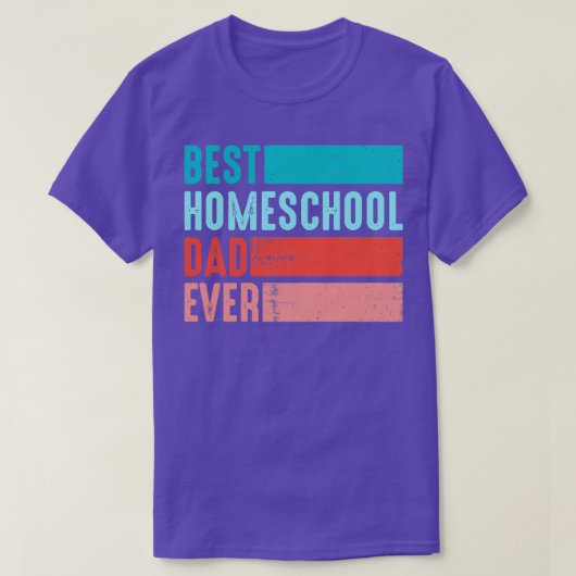 Bester Homeschool-Vater je T-Shirt (Design vorne)