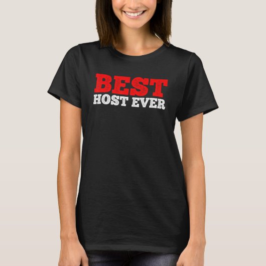Bester Host je T-Shirt (Vorderseite)