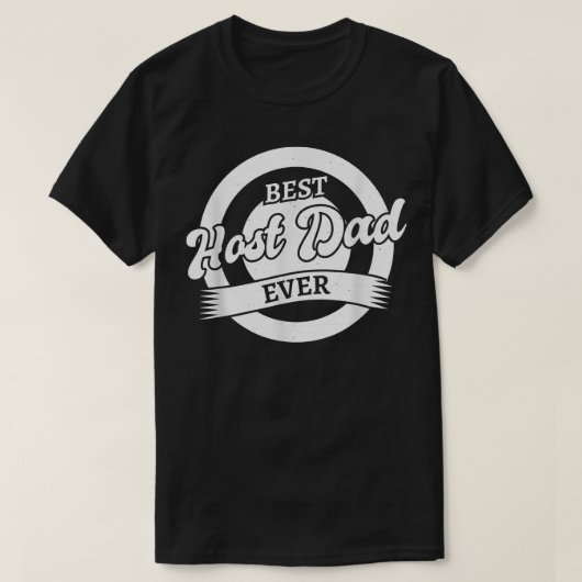Bester Host-Vater je T-Shirt (Design vorne)