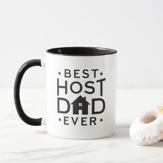 Bester Host-Vater je Tasse (Mit Donut)