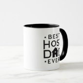Bester Host-Vater je Tasse (VorderseiteRechts)