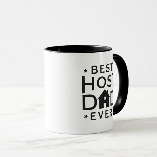 Bester Host-Vater je Tasse (VorderseiteRechts)
