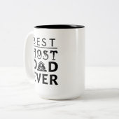 Bester Host-Vater je Zweifarbige Tasse (Vorderseite Links)