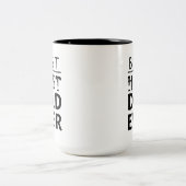 Bester Host-Vater je Zweifarbige Tasse (Mittel)