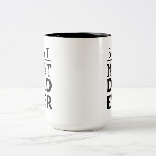 Bester Host-Vater je Zweifarbige Tasse (Mittel)