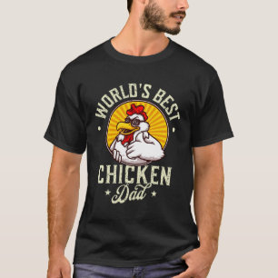 Bester Hühner-Vater der Welt Henne Hühner-Vater T-Shirt