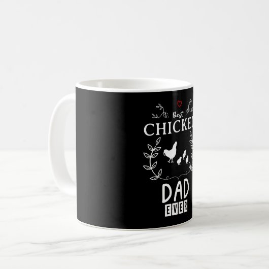 Bester Hühnerfleisch Vater Ever... Kaffeetasse (Vorderseite Links)