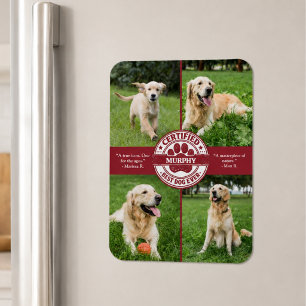 Bester Hund Aller Zeiten Foto-Collage Magnet