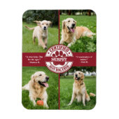 Bester Hund Aller Zeiten Foto-Collage Magnet (Vertikal)