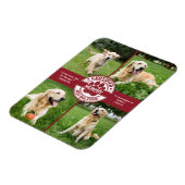 Bester Hund Aller Zeiten Foto-Collage Magnet (Linke Seite)