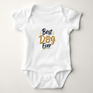 Bester Hund Allerlustigstes Hunde-Liebhaber T-Shir Baby Strampler
