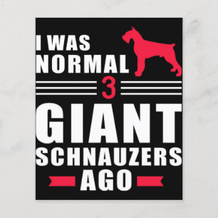 Bester Hund Gigant Schnauzer Geschenk Flyer