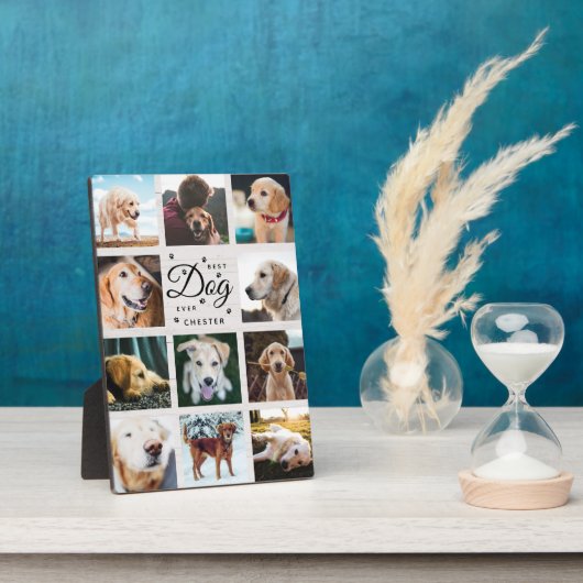 Bester Hund je Bauernhof Rustikale Fotomaterial Pa Fotoplatte (Seite)