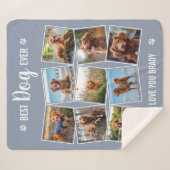 Bester Hund je benutzerdefiniertes graues Fotomate Sherpadecke (Vorderseite (Horizontal))