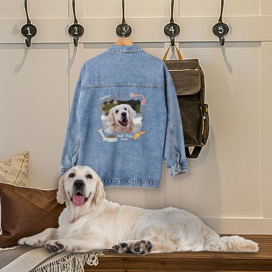 Bester Hund je Foto Denim Jacket Jeansjacke