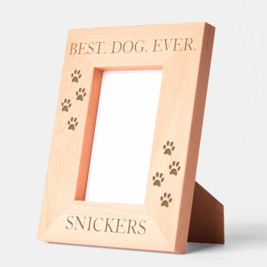 Bester Hund je Geätzte Rahmen (Links)