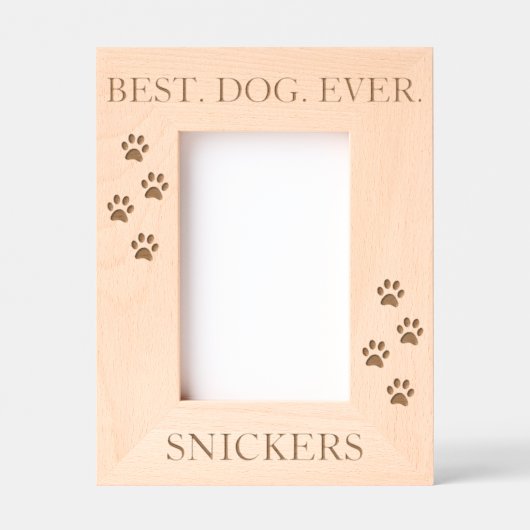 Bester Hund je Geätzte Rahmen (Vorderseite)