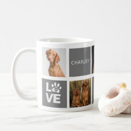 Bester Hund je Grau Personalisiert 5 Foto Tasse