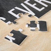 Bester Hund je Personalisierter Name Pet Foto Puzzle (Seite)