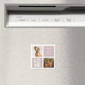 Bester Hund je | Personalisiertes Foto Magnet (In Situ (Geschirrspüler))