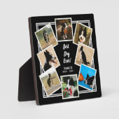 Bester Hund je Personalisiertes Foto Pet Memorial Fotoplatte (Vorderseite)