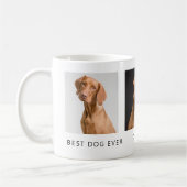 Bester Hund je Personalisiertes Foto Tasse (Links)