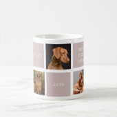Bester Hund je Rosa Personalisiert 5 Foto Tasse (Mittel)