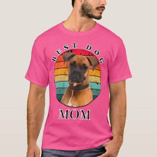 Bester Hund Mama Boxer T-Shirt