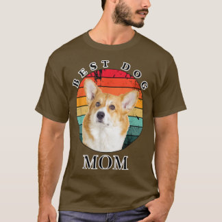 Bester Hund Mama Corgi T-Shirt