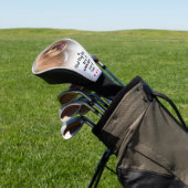 Bester Hund Mama Long Shot Foto Name Custom Golfer Golf Headcover (In SItu)