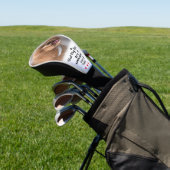 Bester Hund Mama Long Shot Foto Name Custom Golfer Golf Headcover (In SItu)