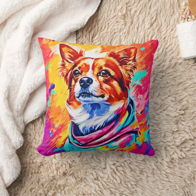 Bester Hund Paint Art Kissen (Decke)