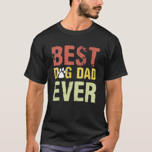 Bester Hund Papa Aller Zeiten Herren Vintage Hund T-Shirt