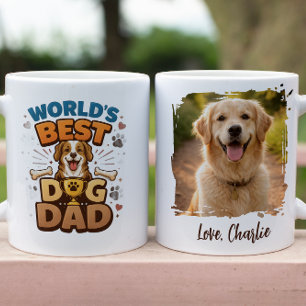 Bester Hund Papa der Welt Individueller Vatertag Tasse