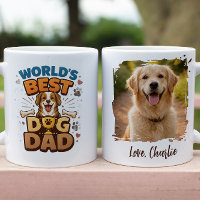 Bester Hund Papa der Welt | Individueller Vatertag