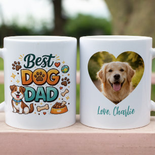 Bester Hund Papa der Welt   Maßgeschneiderter Vate Tasse