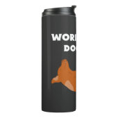 Bester Hund Papa der Welt! Thermosbecher (Nach links gedreht)