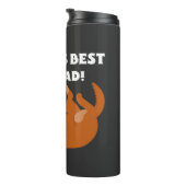 Bester Hund Papa der Welt! Thermosbecher (Nach rechts gedreht)