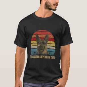 Bester Hund Papa Ever Deutscher Schäferhund Daddy  T-Shirt