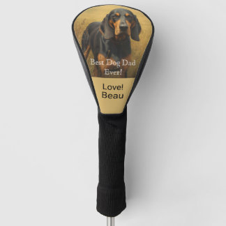Bester Hund Papa Personalisiert Golf Headcover