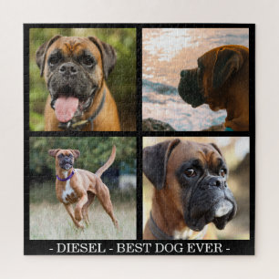 Bester Hund überhaupt Benutzerdefinierte Fotocol Puzzle