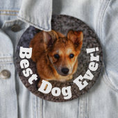 Bester Hund überhaupt Button (Beispiel)