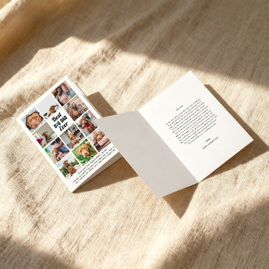 Bester Hund-Vater | 11 FotoCollage Vatertag Karte