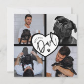 Bester Hund-Vater | FotoCollage (Vorderseite)