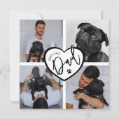 Bester Hund-Vater | FotoCollage (Vorderseite)
