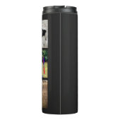 Bester Hund-Vater | FotoCollage | Benutzerdefinier Thermosbecher (Rückseite)