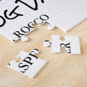 Bester Hund Vater FotoCollage Puzzle (Seite)