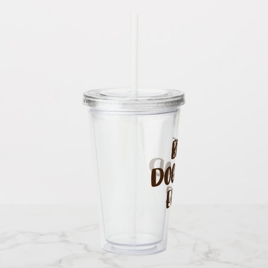 Bester Hund-Vater je Acryltrinkbecher (Rechts)