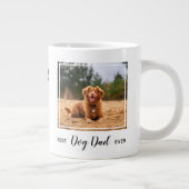Bester Hund-Vater je Begleiter-Foto Jumbo-Tasse (Rechts)
