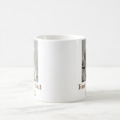 Bester Hund-Vater je Begleiter-Foto Kaffeetasse (Mittel)